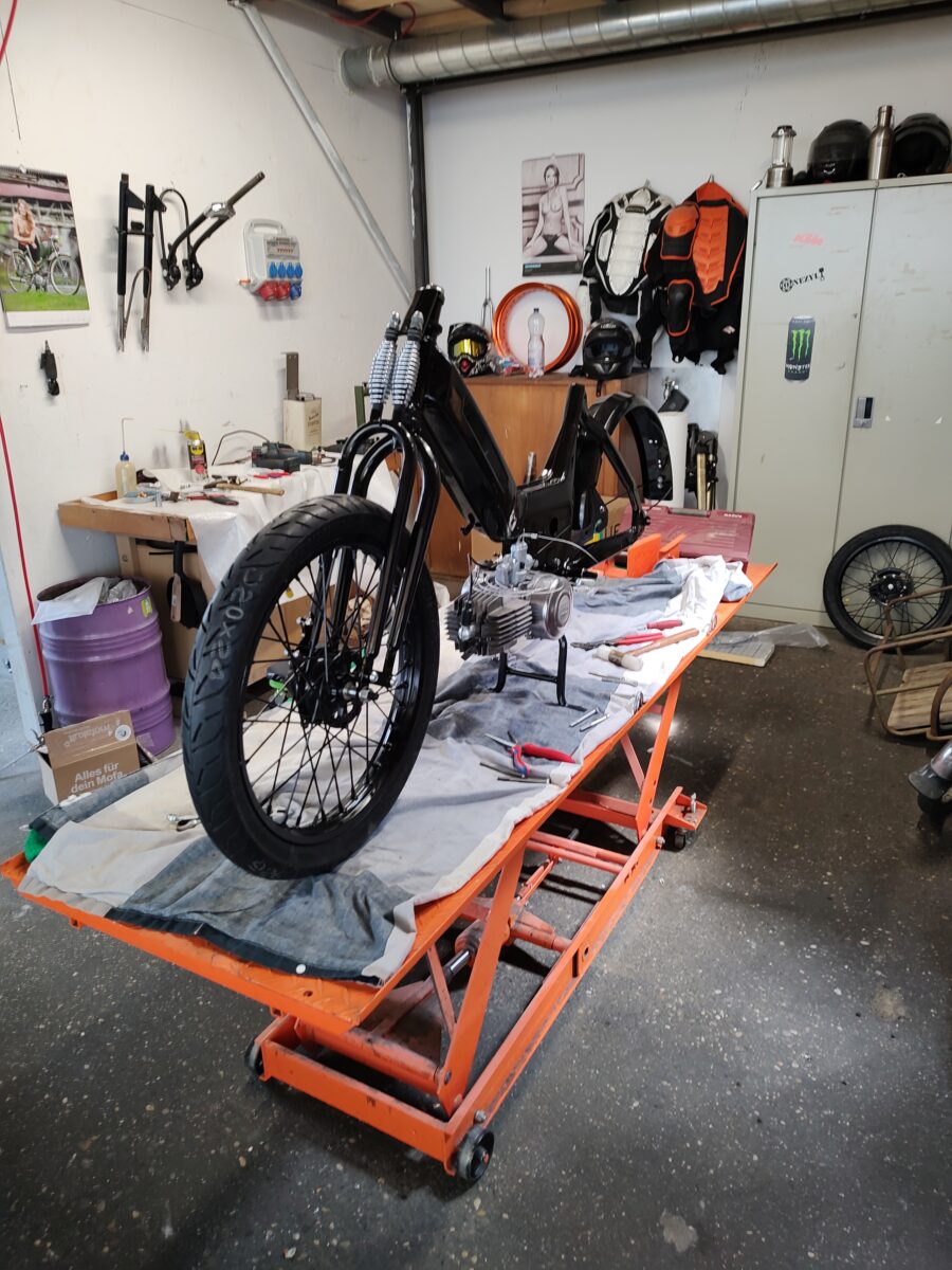 Projekt Springergabel | Puch Maxi N